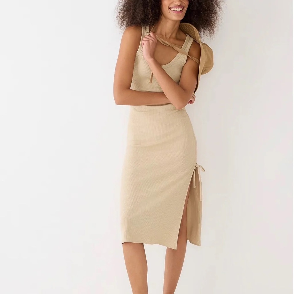 NWT - J.Crew Ruched MIDI Dress